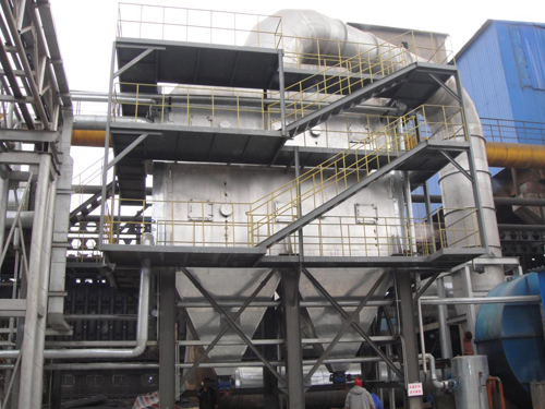 山西河津焦化爐余熱鍋爐工程現(xiàn)場(chǎng)