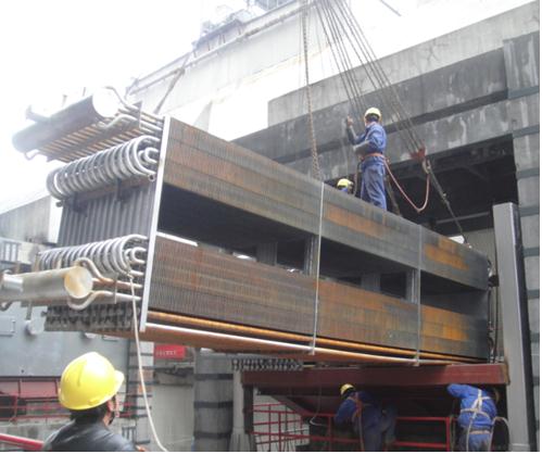 華陽熱電現場模塊化安裝
