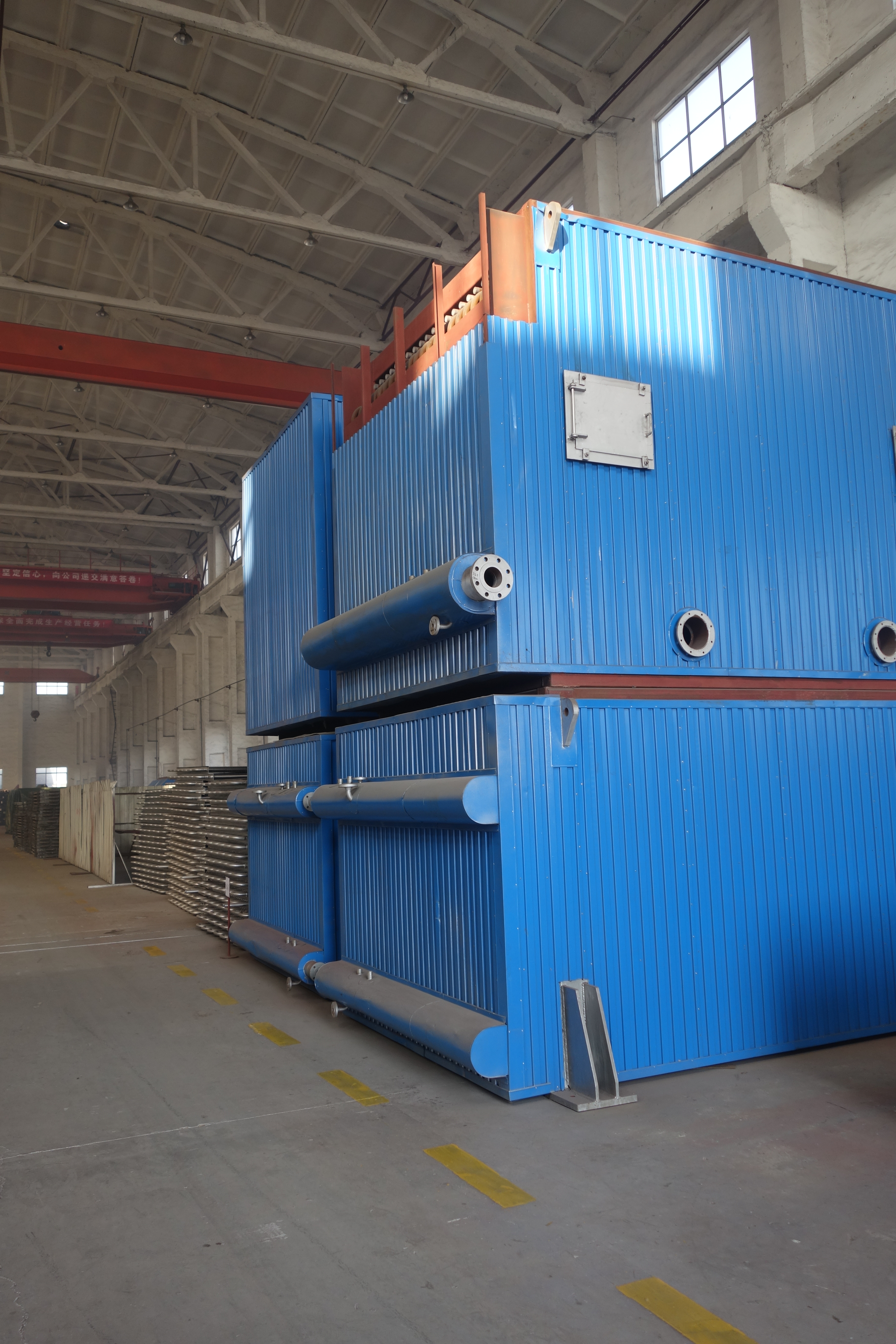 車(chē)間生產(chǎn)中的礦熱爐余熱鍋爐