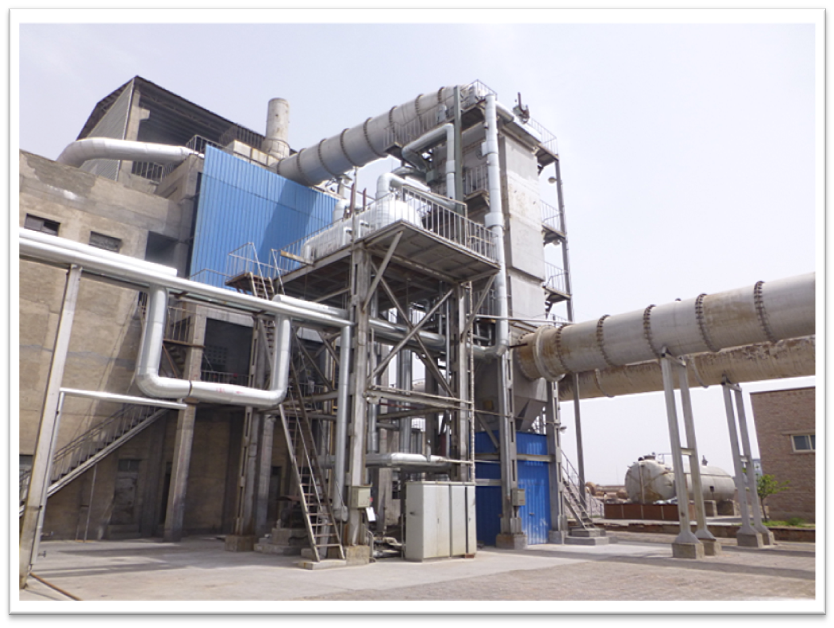 礦熱爐余熱鍋爐安裝現場 礦熱爐余熱鍋爐安裝現場