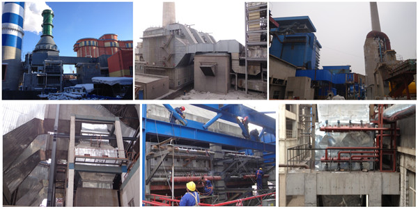 青島凱能鍋爐低溫省煤器工程現場