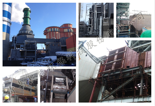 電廠余熱鍋爐現場