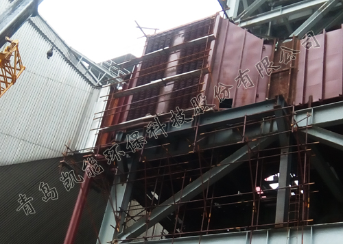 沁北低溫省煤器現場