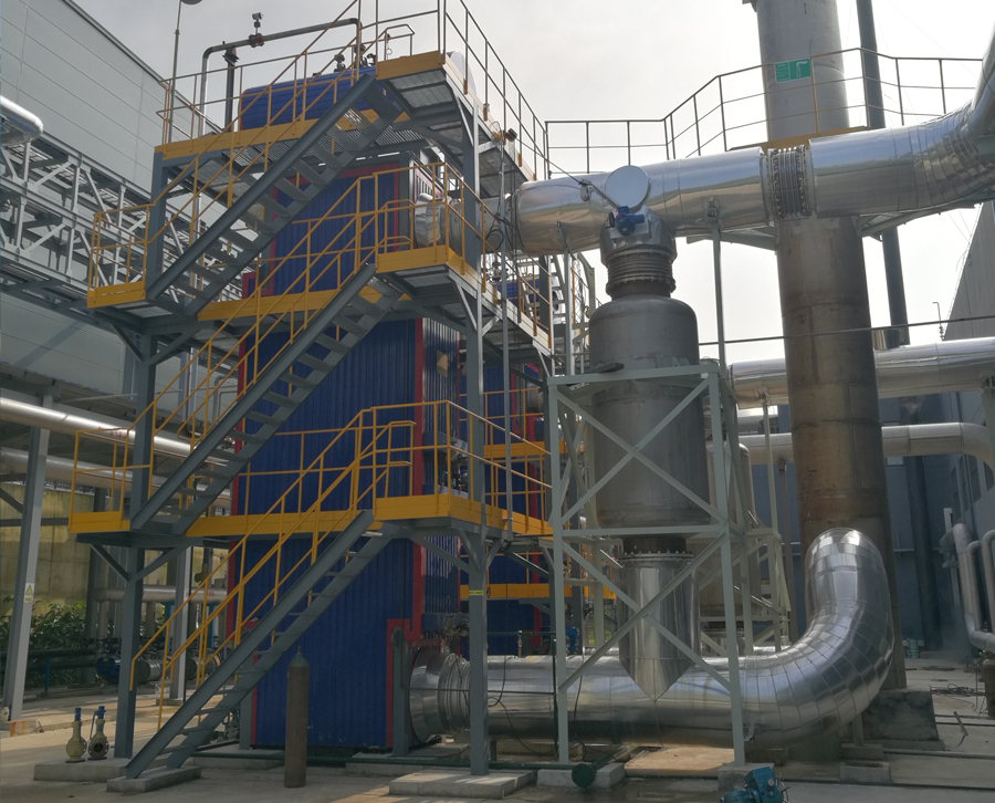 3000kW /4000kW多臺沼氣發電機組共用1臺余熱鍋爐項目現場 3000kW /4000kW多臺沼氣發電機組共用1臺余熱鍋爐項目現場