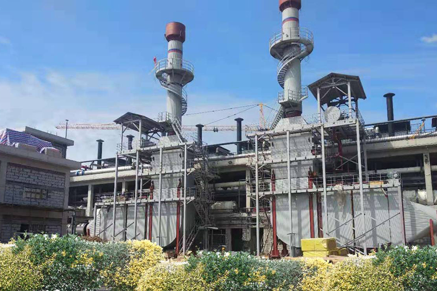 瓦斯發電機組煙氣SCR脫硝余熱利用系統現場 瓦斯發電機組煙氣SCR脫硝余熱利用系統現場