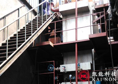 凱能窯爐余熱鍋爐項目現場 凱能窯爐余熱鍋爐項目現場