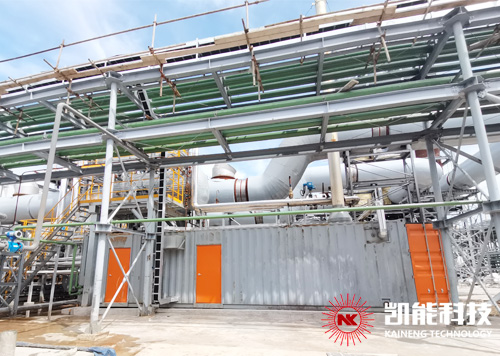 柬埔寨電站余熱回收系統項目現場 柬埔寨電站余熱回收系統項目現場