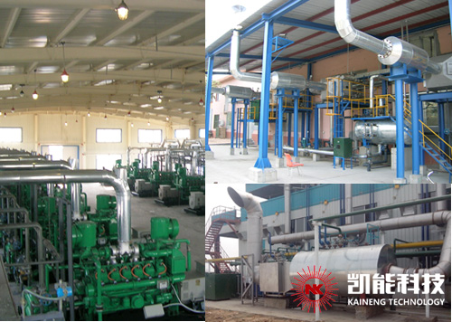 發電機組余熱鍋爐項目現場