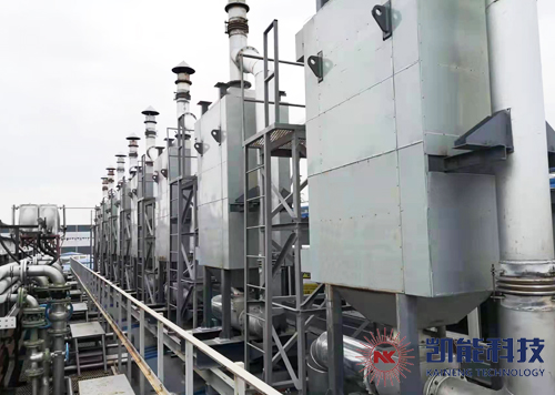 俄羅斯燃氣發電機組余熱系統項目現場