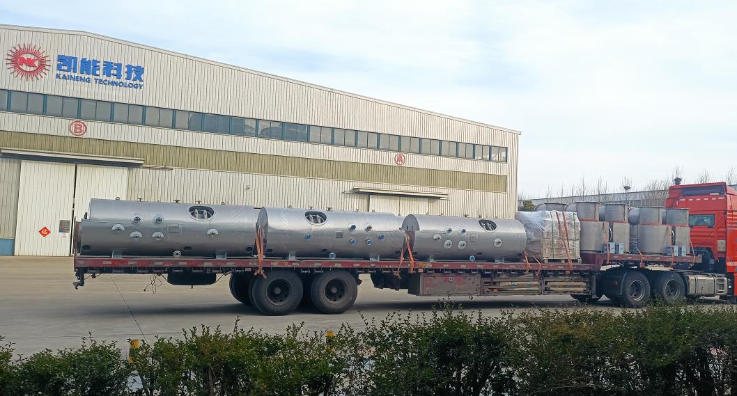 電池行業余熱鍋爐發貨