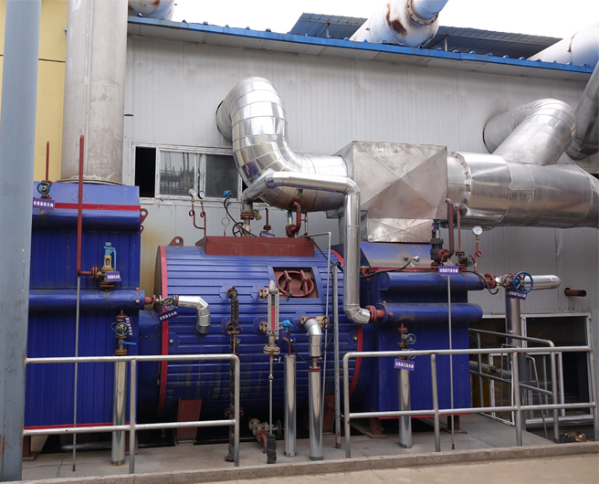 山西蘭金瓦斯發電機組煙氣余熱利用研發項目